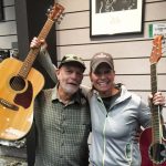 Here's Jennifer Trainer Reisch bringing two guitars in to Springfield Music to drop off and donate them them to Play It forward SWMO. Ruell's brother Alan Chappell is helping her with the guitars. Jennifer is a personal trainer and a local musician that plays with The Swivel Sisiters. Thanks Jennifer!